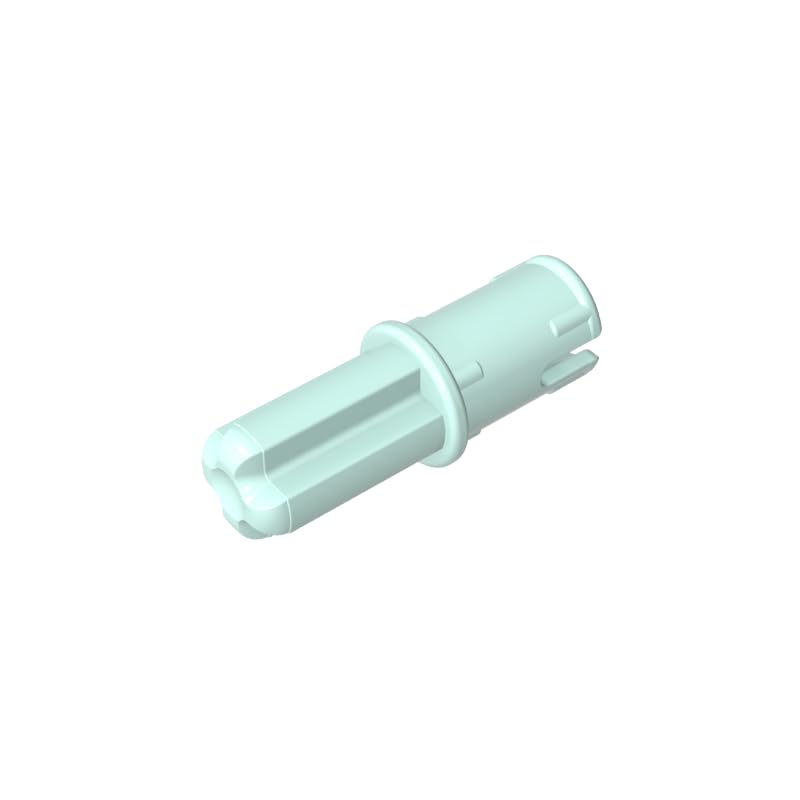 Gobricks Shaft Bolt Connection Technic Axle Pin with Friction Ridges Lengthwise 43093 GDS-913 50Pieces Compatible with Lego Classic Bulk Toy MOC Color:Light Aqua