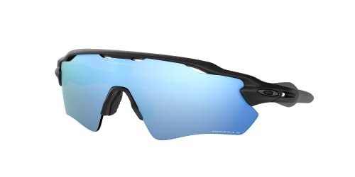 Oakley Radar EV Path OO9208 920855 38MM Matte Black/Prizm Deep Water Polarized Shield Sunglasses for Men for Women