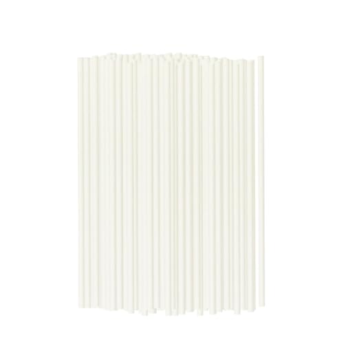 Pitillo de acrílico blanco resistente 1 unidad miniatura 1