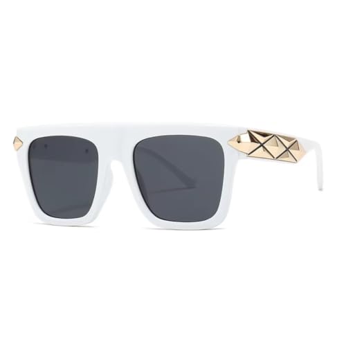Lunettes de soleil punk œil-de-chat rétro pour femmes avec protection UV400