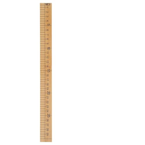 Règle en bois 30,5 cm et 61 cm mesure métrique pouces pour élève