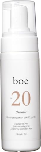 Boë Gel limpiador facial espumante nº 20 para pieles normales a grasas, hidratante, 150 ml