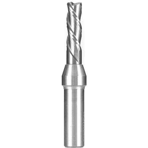 Image of YONICO Downcut Router Bits Spiral 3 Flute Solid Carbide CNC End Mill 3 /8-Inch Dia. 1 /2-Inch Shank 32349