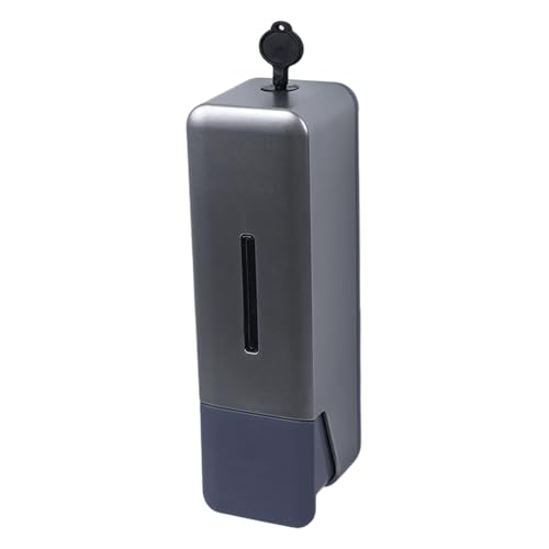 Distributeur de savon mural élégant en ABS durable argenté - 2