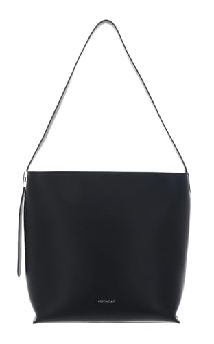 Sac bandoulière Coccinelle en cuir noir, l'allié de vos journées citadines
