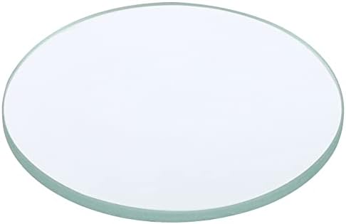 PATIKIL 12" (300mm) Focal Length Flat Convex Lens, 50mm Diameter 4mm Height Glass Optically Polished Round Edges Lens for Physics Experiment, Clear