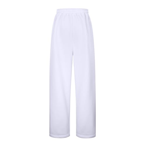Boys Sweatpants Athletic Joggers with Drawstring Waist and Pockets Teen Boy Clothes White Sweatpants 2025 Winter Fall4