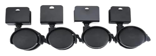Ruedas de 16mm en forma de U que solucionan la movilidad de escritorios pesados 4