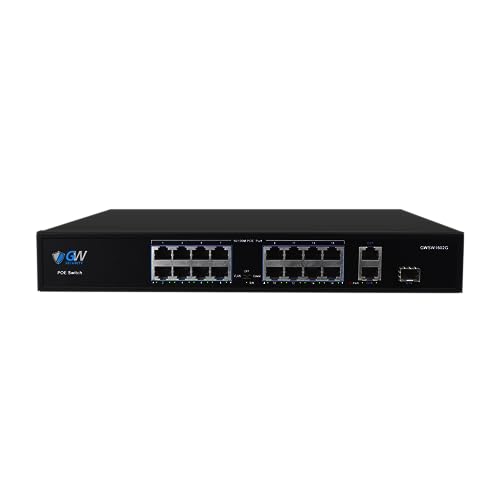 Image of GW Security 24 x 100Mbps PoE Ports with 2 x 100Mbps Uplink and 1 x Gigabit SFP Uplink (GWSW2402G)
