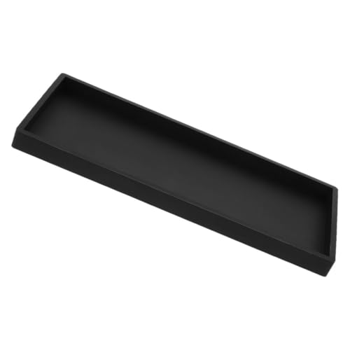 HEALEEP Bathroom Vanity Storage Tray Silicone Display Plate for Shampoo Lotion and Toiletries Decorative and Multi-Functional Organizer for Home Bar Hotel Easy to Clean and Space-Saving