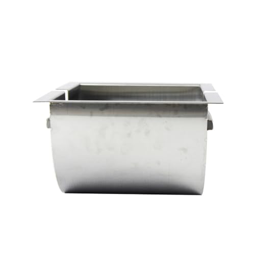 Bandeja de acero inoxidable para evitar pérdidas de monedas en ventanillas 6