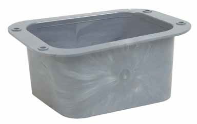 AMERIMAX C Outlet 2 'x 3' plástico gris