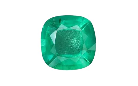 Natural Earthmine Colombian Emerald Stone Original Certified 7.5 Ratti Unheated Untreated Genuine Panna Greenपन्ना रत्न ओरिजिनल एमराल्ड स्टोन Beautifully Cushion For AstrologyPurpose-image-44