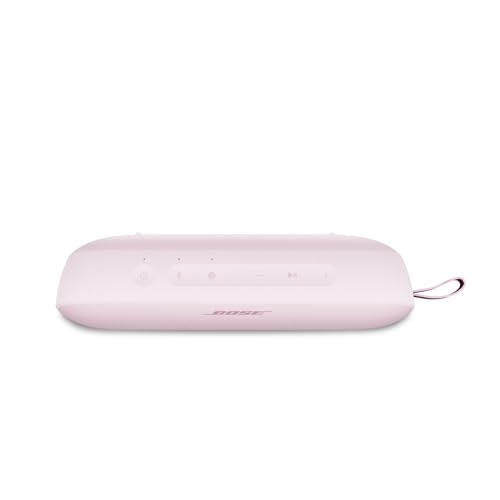 Image of Bose SoundLink Flex Portable Bluetooth Speaker (2nd Gen), Portable Outdoor Speaker with Hi-Fi Audio, Up to 12 Hours Battery Life, Waterproof and Dustproof, Petal Pink - Limited Edition Color