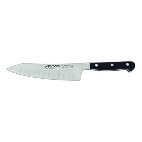 Arcos Opera Rocking Santoku, Acero Inoxidable Forjado Nitrum 190 mm Cover