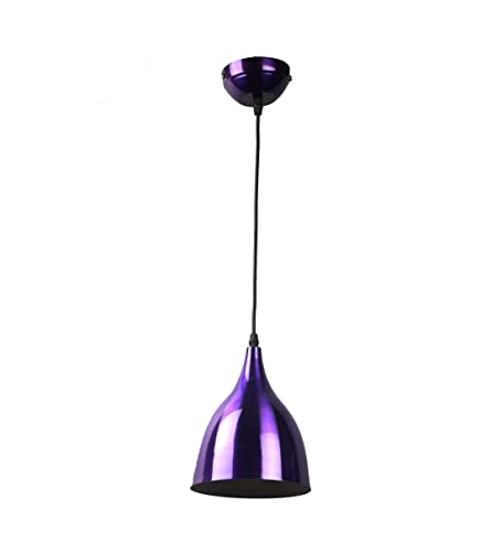 Image of DarkVision Corded Electric,Metal Hanging Pendant Light, Black (Copper (Pack of 1), with Bulb)