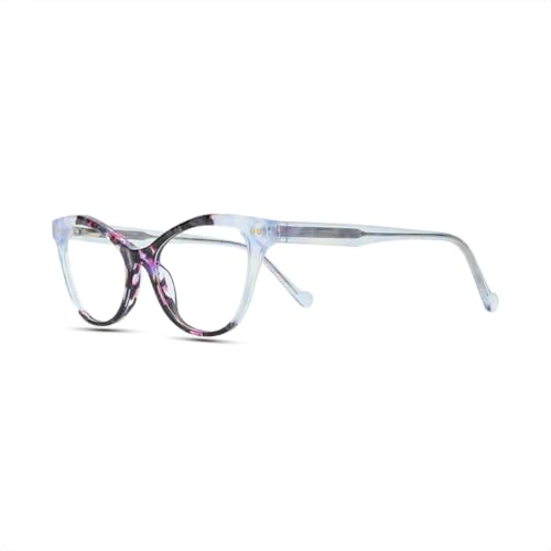 Lunettes pour femmes vintage contre les montures fragiles en acétate et métal robuste
