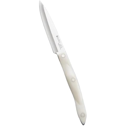 Cutco 4720 4" Gourmet Paring Knife With Pearl (White) Handle Cover