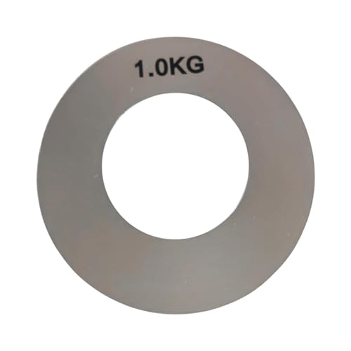 Yiju Micro Weight Plate Sticker, Weight Label Aluminum Foil Clearly Marking Easy Application Replacement Practical Kilogram Label, 1.0 Kg