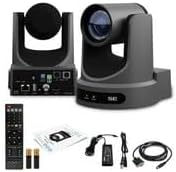 PTZOptics Move SE camera with various cables connected