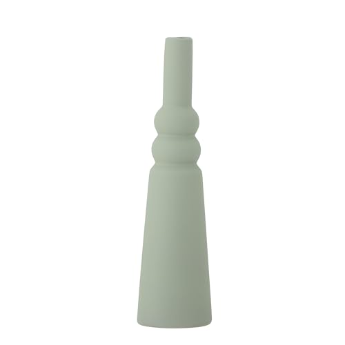 Bloomingville Isolde Vase, Grün, Steingut, D7,5xH28,5 cm