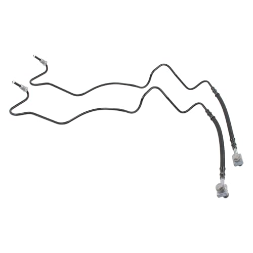 MOTOKU Pair Rear Outer Brake Hydraulic Hoses for Audi TT Quattro 2000-2006 for VW Jetta 1999-2005 Golf 1999-2006; Beetle 1998-2010 Rear Left Driver and Right Passenger Outer Brake Hydraulic Line
