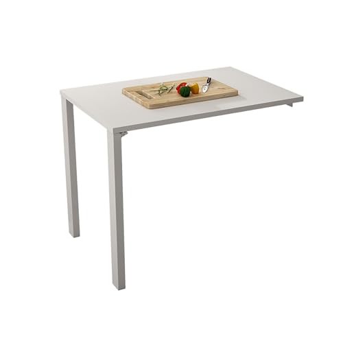 Table pliante portable en bois 60 cm pour petit espace et buanderie
