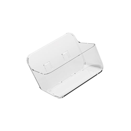Vdaxvme Boîtes de rangement murales robustes transparentes adhésives pour salle de bain, cuisine ou bureau