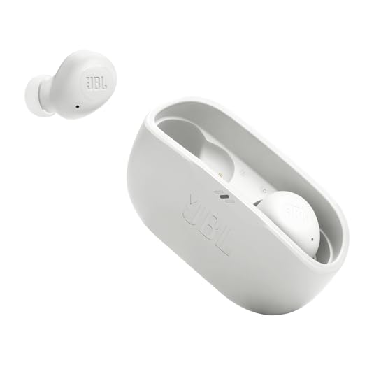 JBL Vibe Buds 2 - Noise Cancelling Earbuds - White | JBL Pure Bass sound, Active Noise Cancelling with Smart Ambient, 4 mics for crisp, clear calls, Water and dust resistant - image 4