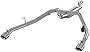 MBRP Exhaust S5538304 Pro Series Cat Back Exhaust System 2.5 in.