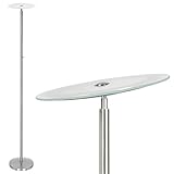 Kira Home Horizon 70' Modern LED Torchiere Floor Lamp (36W, 300W eq.), Glass Diffuser, Dimmable,...