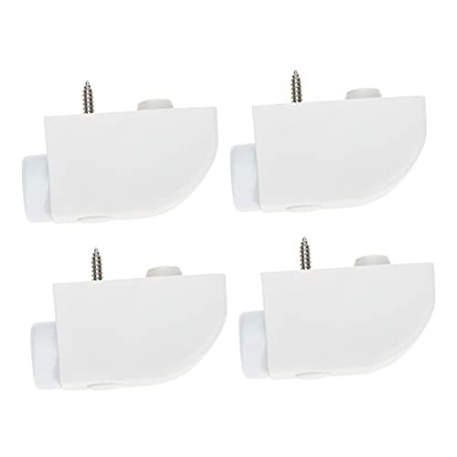 Mikikit 4pièces Verrou De Fenêtre Coulissante Barres De Sécurité Pour Fenêtres Verrou Antivol Pour Limiter Ouverture Blanc