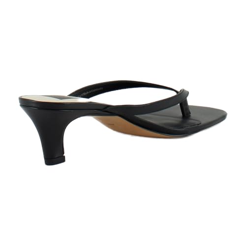 Image of Black Leather Ramia Pump Shoes by DOLCEVITA