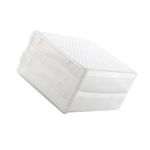 Organizador de verduras y huevos apilable para mantener tu refrigerador siempre ordenado