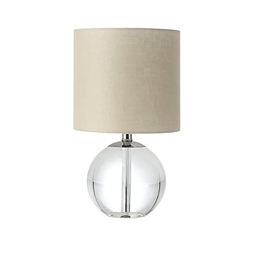 Dimbar skrivbordslampa Modern skrivbordslampa Rund Kristall LED för hemsovrum Kontorsdekor Sänglampa (Färg: A, Storlek: 20 * 40cm)