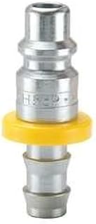 Parker H6EP Non-valved Pneumatic Quick Connect Nipple 1/2 Push-Lok