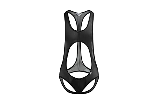 ONEFIT Men's Vest Slings Conjoined Triangle Briefs Mesh U Convex Wrestling Suit