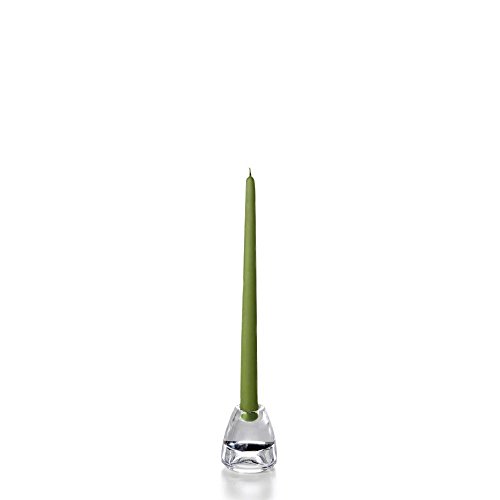 yummi Green Tea Taper Candles -12 inch - 12 per Pack