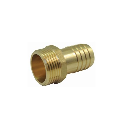 Raccord male fileté - cannelé male en laiton - Ø A: 2'' | Ø B: 50mm