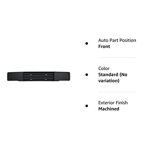 2015-2017 Ford F150 Front Center Bumper Trim; For Non-Turbo Models; Textured Finish; Made Of Abs Plastic; [Fo] Partslink Fo1044108 #TOP1