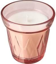 IKEA VÄLDOFT Scented Candle in Glass, Wild Strawberry/Dark pink8 cm (3 ¼")