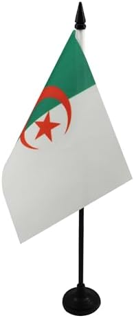 BANDERA de MESA de ARGELIA 15x10cm - BANDERINA de DESPACHO ARGELI...