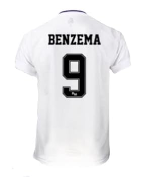 Real Madrid Benzema 9 Home Season 2022/2023 T-Shirt - Adult
