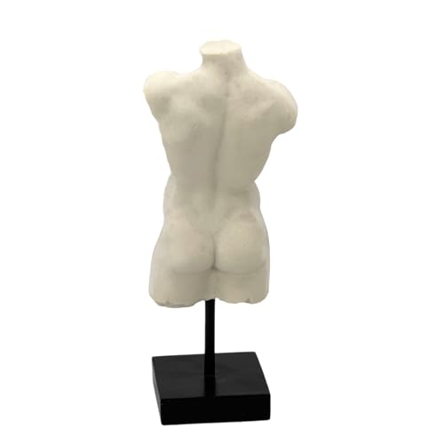 Estatua de cuerpo masculina 13.5" acabado mármol miniatura 2