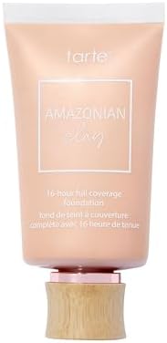 tarte Amazonian clay 16-hour full coverage foundation – Matte Finish Foundation with Amazonian Clay & Vitamin E for Hydration & Smooth Looking Skin, Vegan & Cruelty Free
