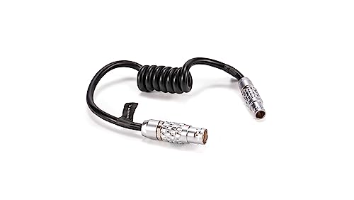 TILTA TCB-4LEM-8LEF - Cable en espiral de 4 pines macho a 8 pines hembra para Arri Alexa 35