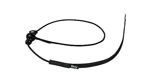 Julius K9 20235-KO Kontaktleine mit Stop, 4 mm, schwarz/gelb