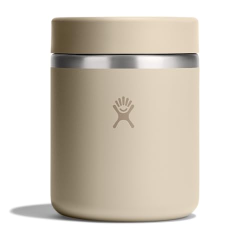 Image of Hydro Flask Food Jar - Insulated Stainless Steel, Snack Travel Container for Hot Food & Soup 28 Oz Oat Tan