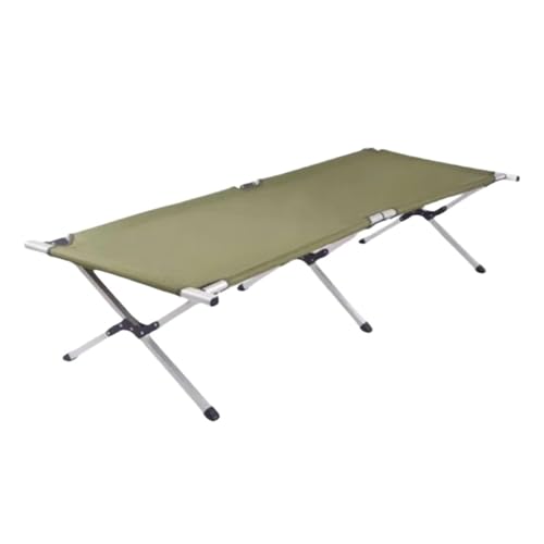 XHYKJEU Outdoor Camping Cot Ultralight Portable Aluminum Alloy Bed Folding Sleeping Bivouac Hiking Picnic Double Stool