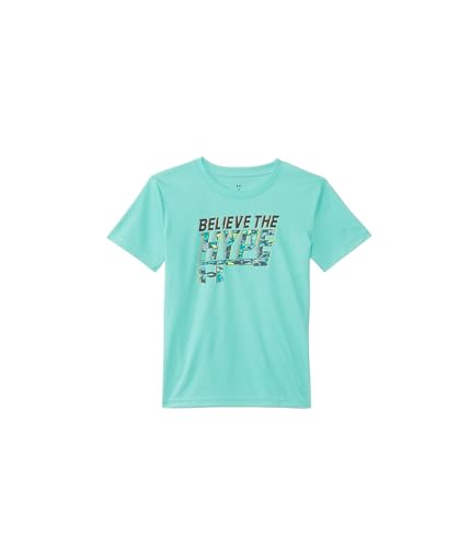 Image of Under Armour Boys Short Sleeve Core Graphic T-Shirt, Lightweight & Breathable, Relaxed Fit